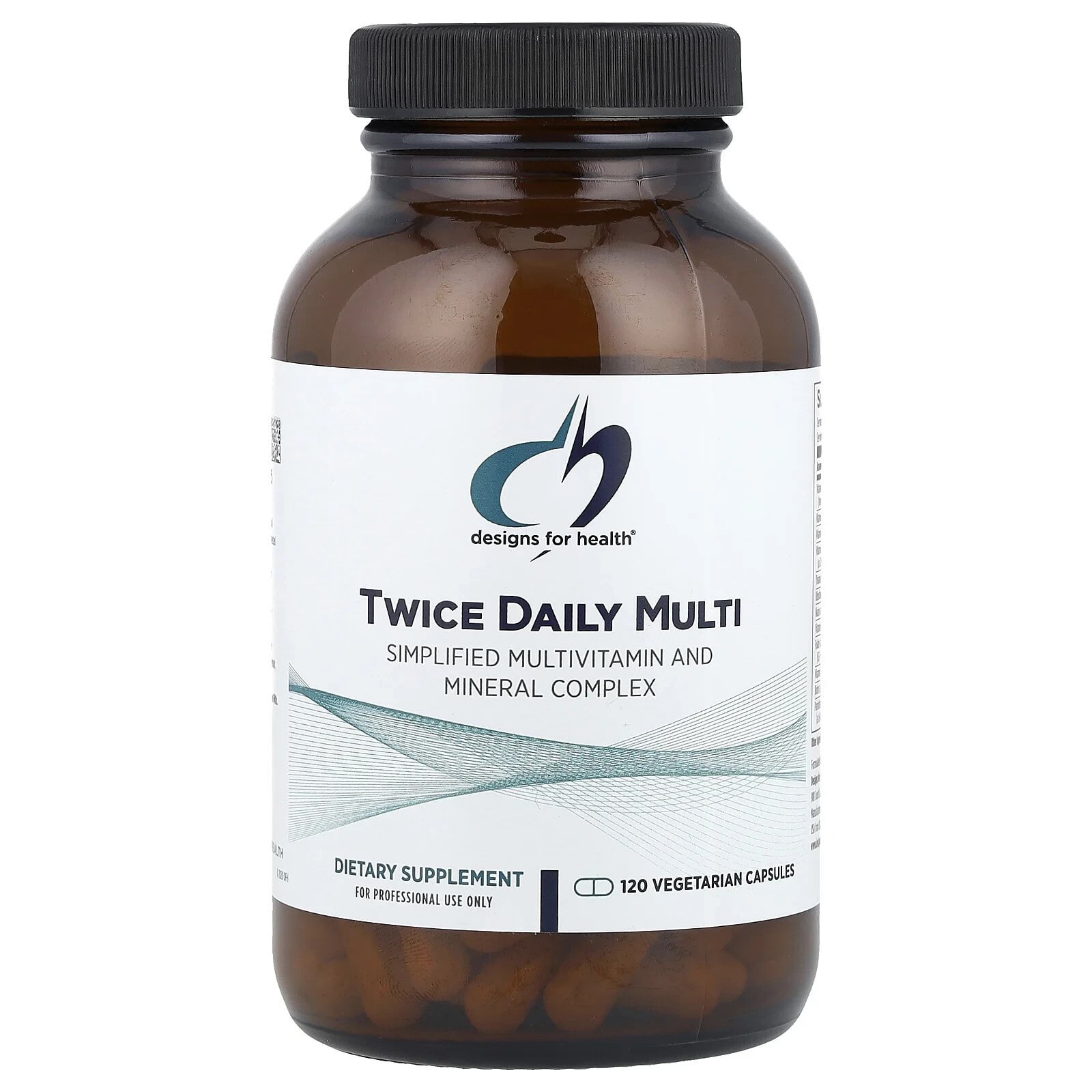 Twice Daily Multi, 120 Vegetarian Capsules