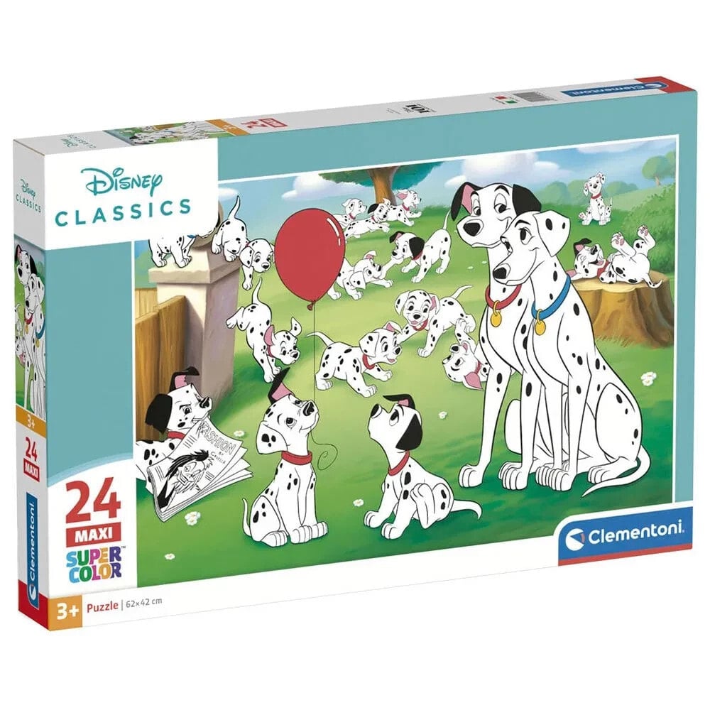 CLEMENTONI Maxi 101 Dalmatians Disney puzzle 24 pieces