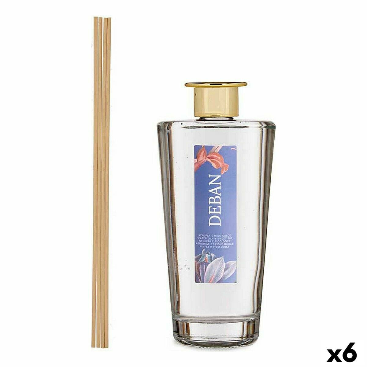 Perfume Sticks Deban Fig Waterlily 500 ml (6 Units)