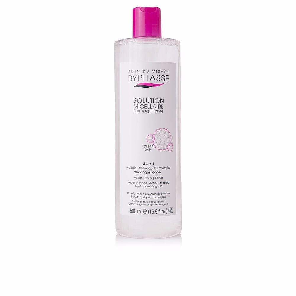 Byphasse Micellar Make-Up Remover Мицеллярная вода для очищения сухой и чувствительной кожи 500 мл