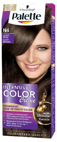 Schwarzkopf Palette Intensive Cream Color N4 Перманентная крем-краска для волос, оттенок светло-коричневый