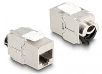 Delock Keystone Modul RJ45 Buchse zu LSA Cat.6A STP mit Verschlussclip und kabelbinderfrei - Network - CAT 6a