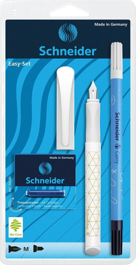 Письменная ручка Schneider Pióro wieczne SCHNEIDER Easy Set, M, blister, mix kolorów