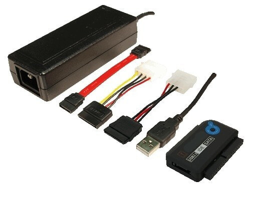 LogiLink Adapter USB 2.0 to 2.5 + 3.5 Zoll IDE + SATA HDD OTB Черный AU0006C