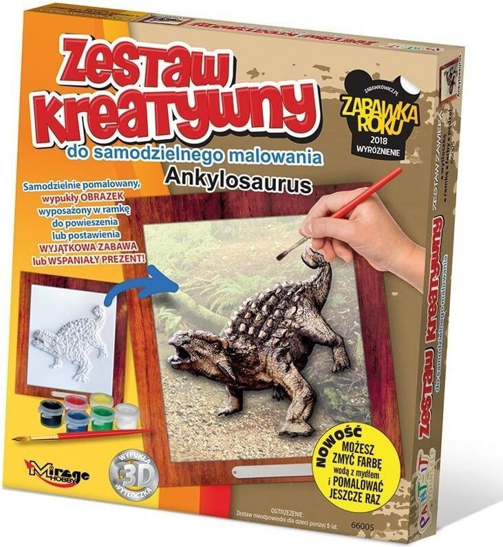 Раскраска для рисования Mirage Zestaw kreatywny Dino Ankylosaurus