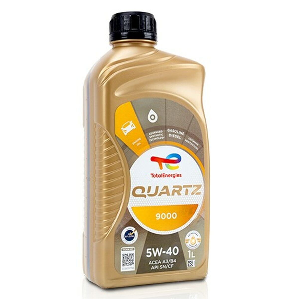 Car Motor Oil Totalenergies Quartz 9000 5W40 1 L