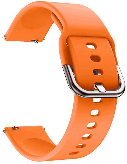Ремешок или браслет для часов 4wrist Silikonový řemínek - 22 mm Orange