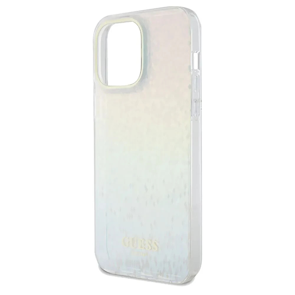 GUESS Guhcp13Xhdecmi iPhone 13 Pro Max 6.7 Iml Faceted MirrDisco Iridescent phone case