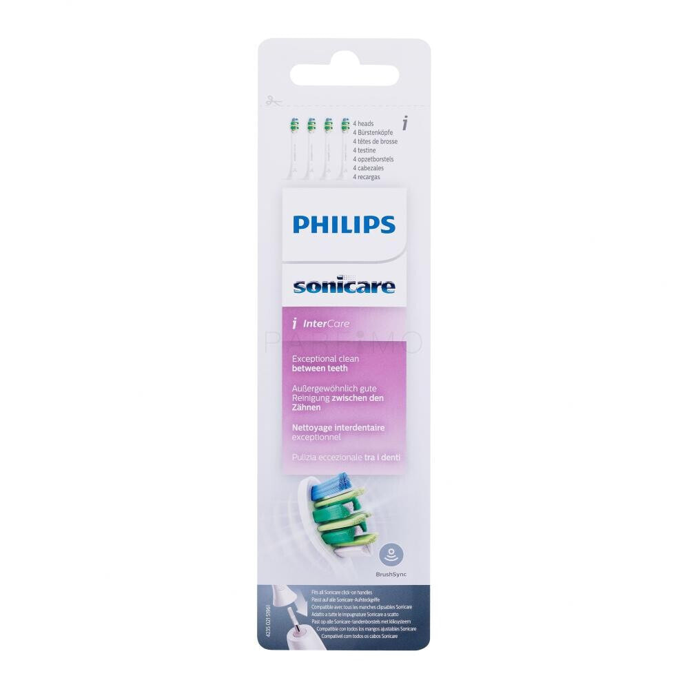 Philips Sonicare i InterCare HX9004/10 4 St. zahnbürstenkopf unisex Sonicare und InterCare Ersatzköpfe 4 St.