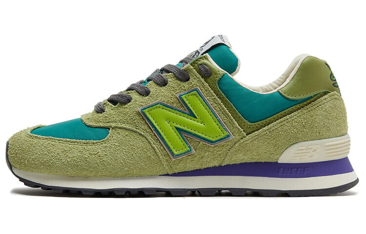 Stray Rats x New Balance NB 574 潮流运动 低帮 跑步鞋 男女同款 绿色 / Кроссовки Stray Rats x New Balance NB 574 ML574RAU