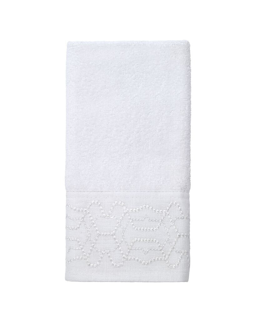 Avanti serafina Geometric Embroidered Cotton Bath Towel, 27
