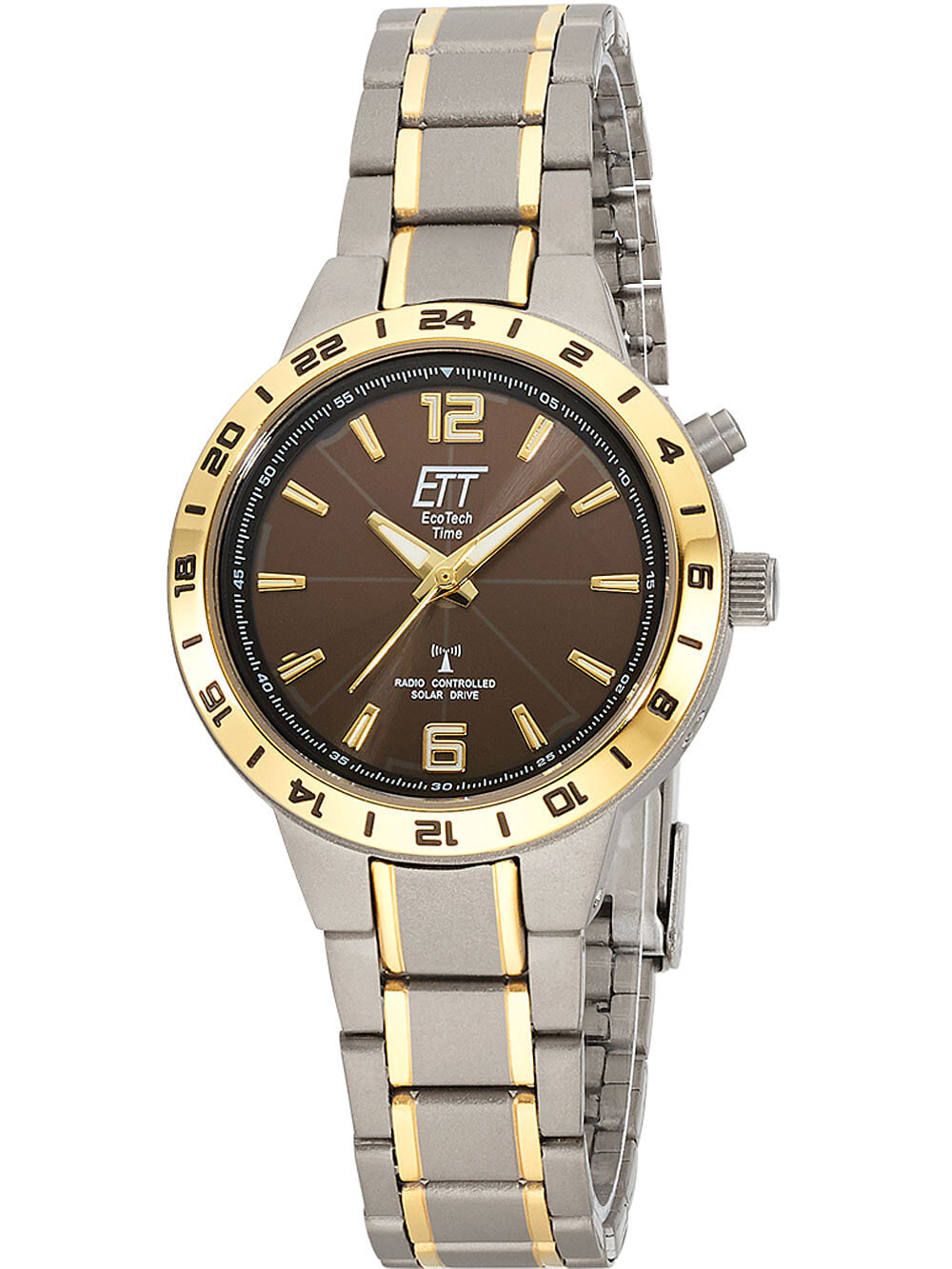Женские наручные кварцевые часы ETT Eco Tech Time  титановый ремешок. Водонепроницаемость-5 АТМ. Защищенное от царапин минеральное стекло.