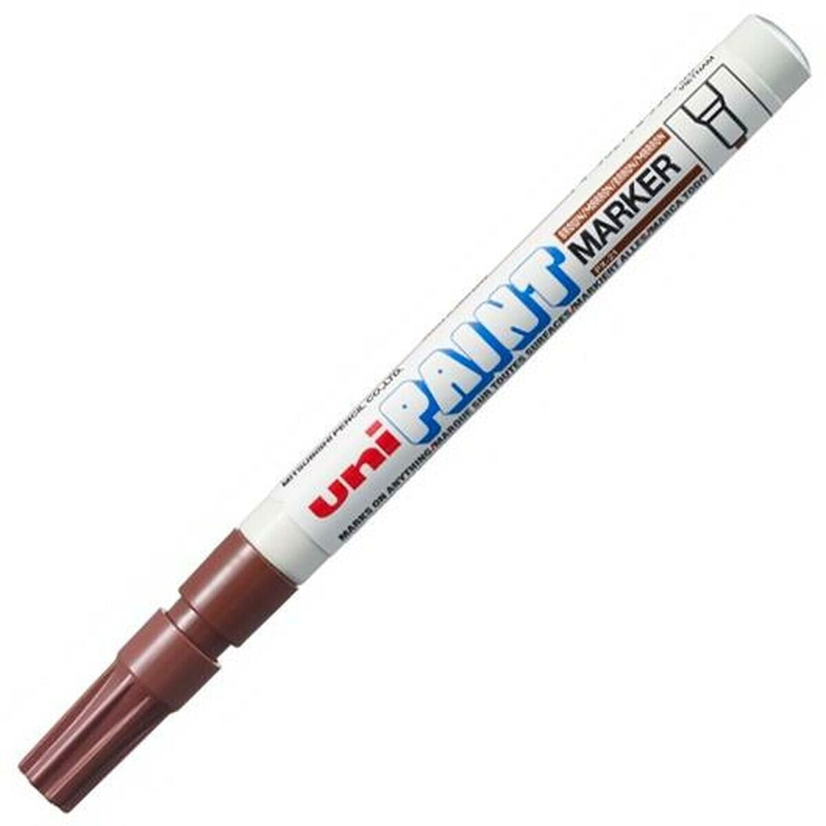 Постоянный маркер Uni-Ball Paint PX-21L Коричневый 12 Предметы