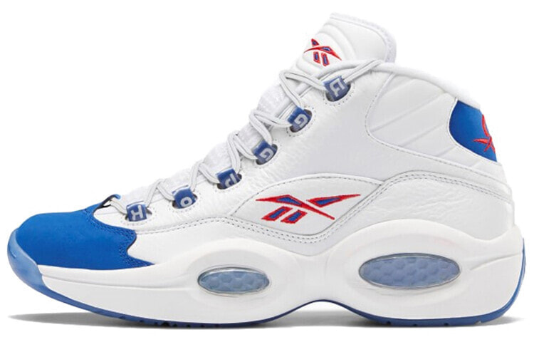 Reebok AI QUESTION MID 减震耐磨 中帮复古篮球鞋 红蓝 鸳鸯 / Баскетбольные кроссовки Reebok AI QUESTION MID FV7563