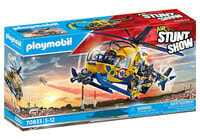 PLAYMOBIL Playm. Air Stuntshow Filmcrew-Helikopter| 70833