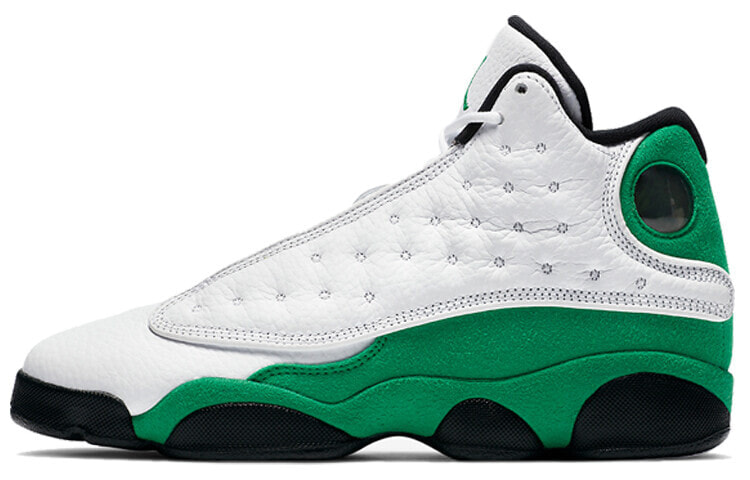 Jordan Air Jordan 13 Lucky Green 高帮 复古篮球鞋 GS 白绿 / Кроссовки Jordan Air Jordan 13 Lucky Green GS DB6536-113