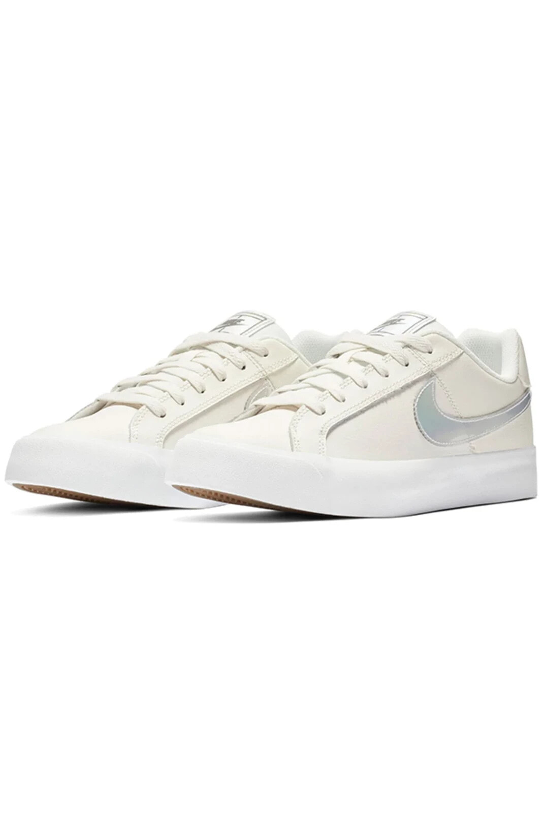 Court Royale AC Sail Tennis Leather Sneakers Krem Günlük Deri Spor Ayakkabı