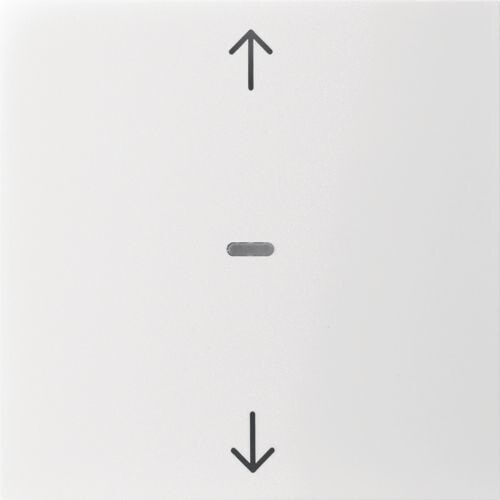 Berker 80961289 - Button plate - White - Thermoplastic - Berker S.1/B.x - 1 pc(s)