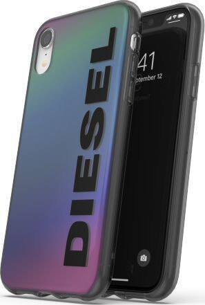 Diesel DIESEL SNAP CASE HOLOGRAPHIC WITH THE LOGO IPHONE XR HOLOGRAPHIC/BLACK standard