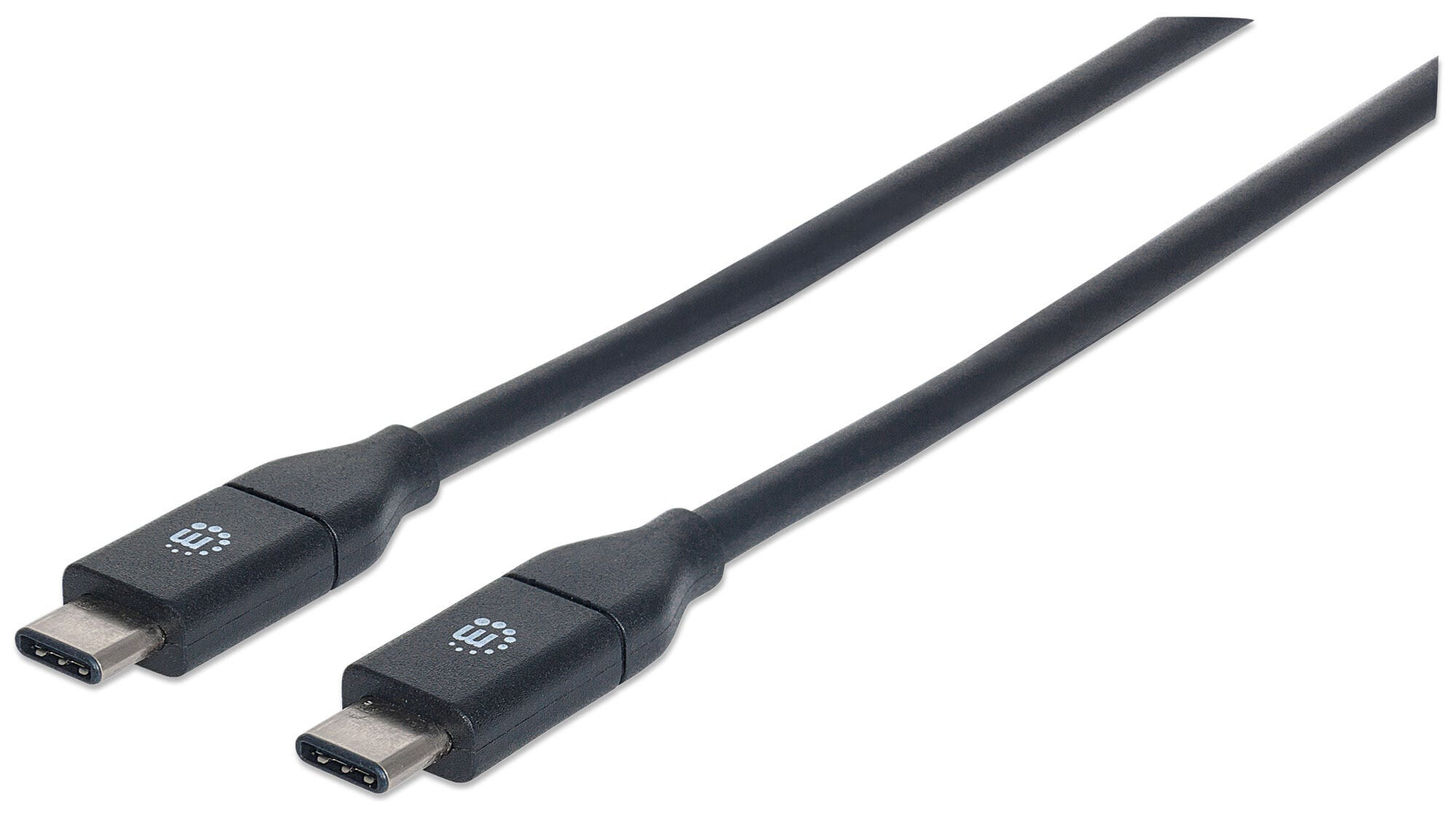 Manhattan 354899 USB кабель 0,5 m 3.2 Gen 2 (3.1 Gen 2) USB C Черный