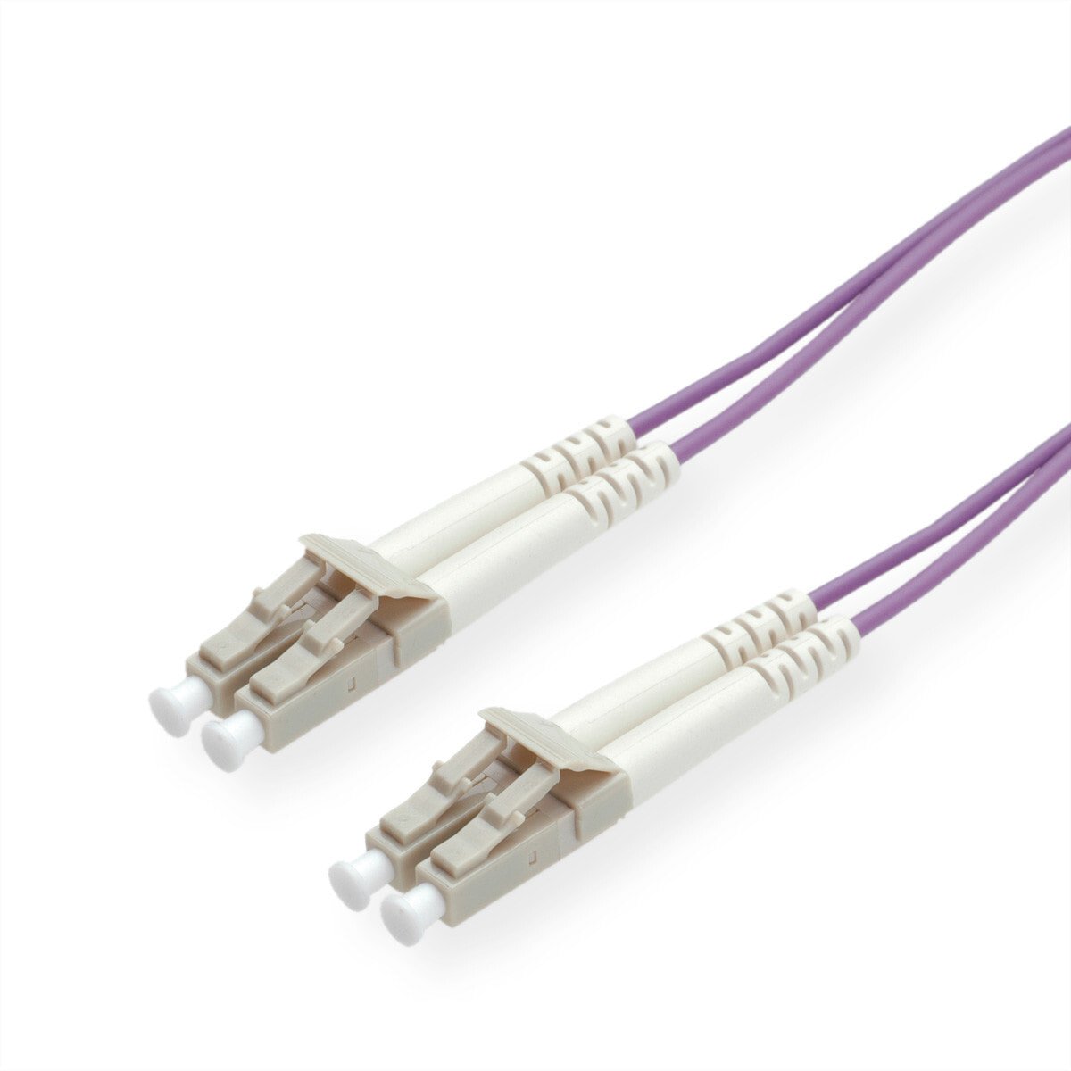 ROLINE FO Jumper Cable 50/125µm OM4, LC/LC, Low-Loss-Connector 15m волоконно-оптический кабель Фиолетовый 21.15.8859