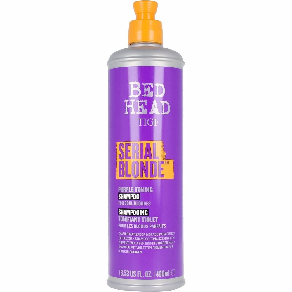 Tigi Bed Head Serial Blonde Purple Toning Shampoo Тонирующий фиолетовый шампунь 400 мл