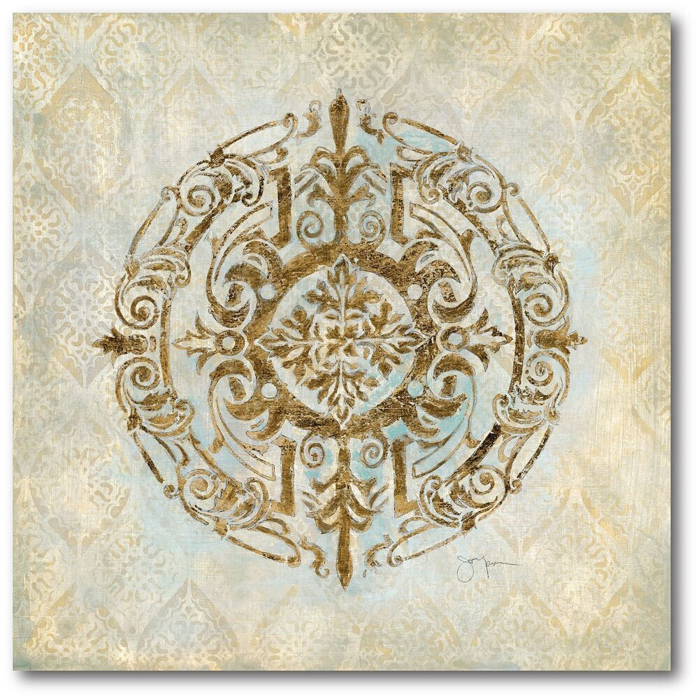 Golden medallion Gallery-Wrapped Canvas Wall Art - 20