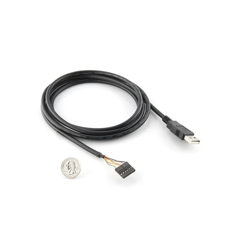 Преобразователь USB-UART FTDI 5 В на 1,9 м USB-кабель - SparkFun DEV-09718
