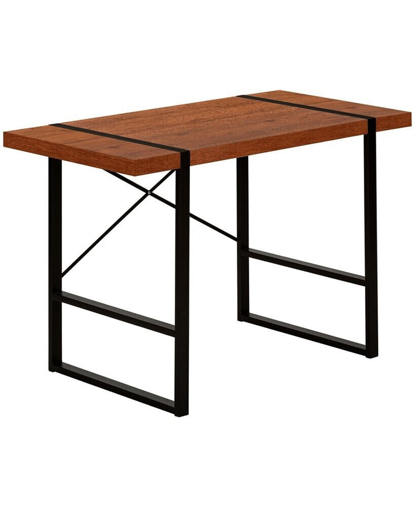 Monarch Specialties desk with Floating Top and Metal Legs