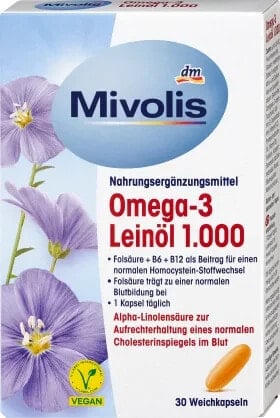 Omega-3 Leinöl 1000, 30 St., 30 St