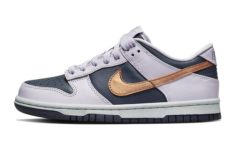 Nike Dunk Low Copper Swoosh 休闲 低帮 板鞋 GS 蓝紫 / Кроссовки Nike Dunk Low Copper Swoosh GS DX1663-400