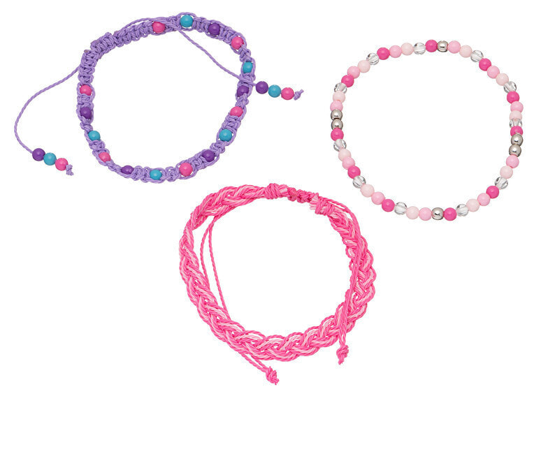 Браслет Troli Bracelet set for girls pink/purple (3 pcs)