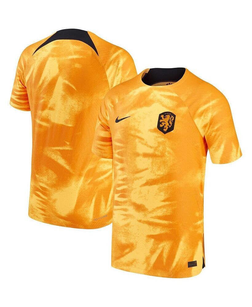 Men's Orange Netherlands National Team 2022/23 Home Vapor Match Authentic Blank Jersey