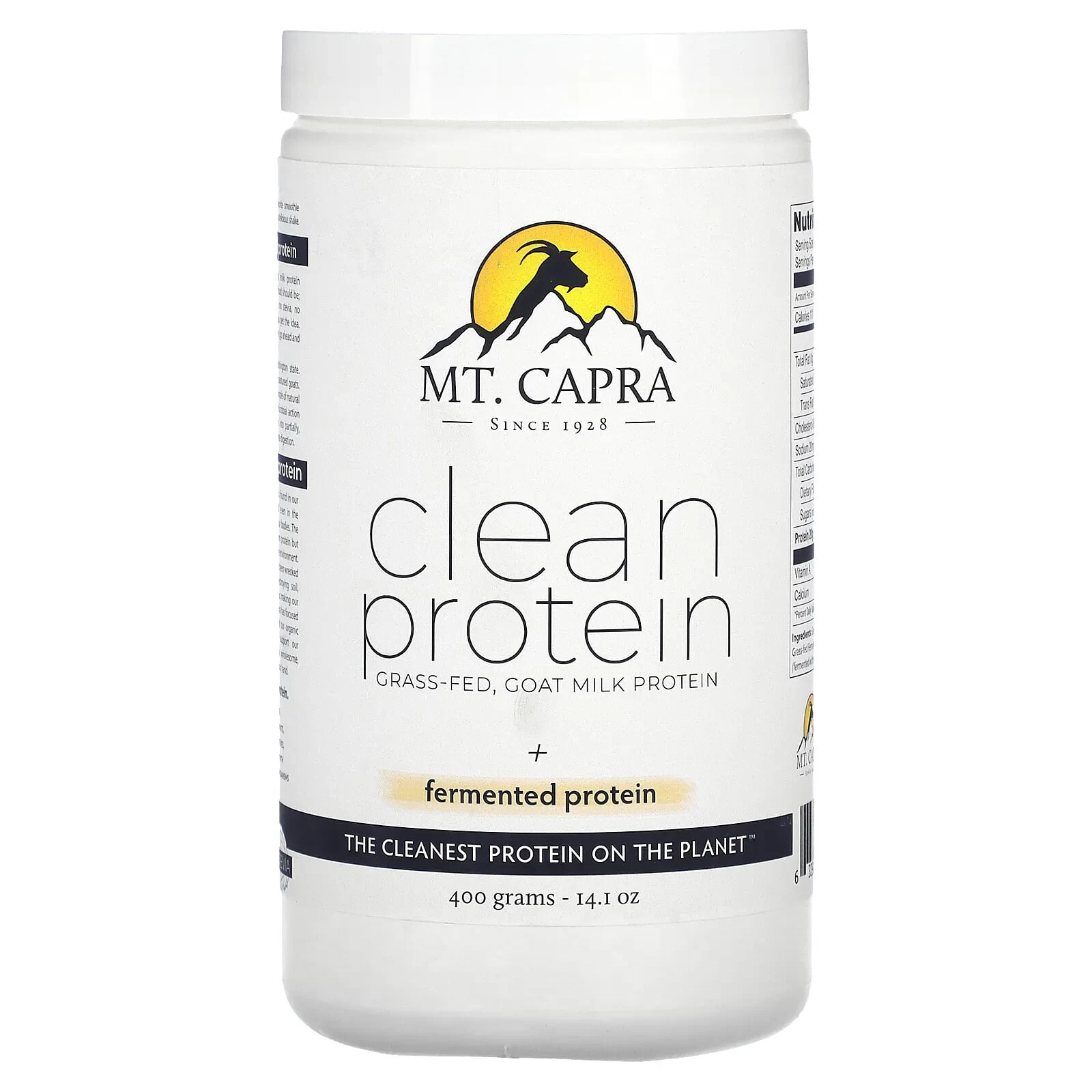 Mt. Capra, Чистый протеин + ферментированный протеин, 400 г (14,1 унции)