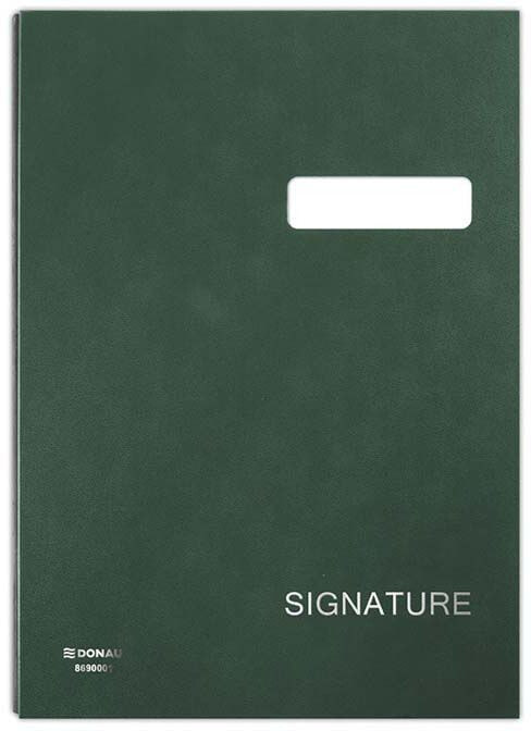 Donau Signature Folder, A4, Green (8690001-06)