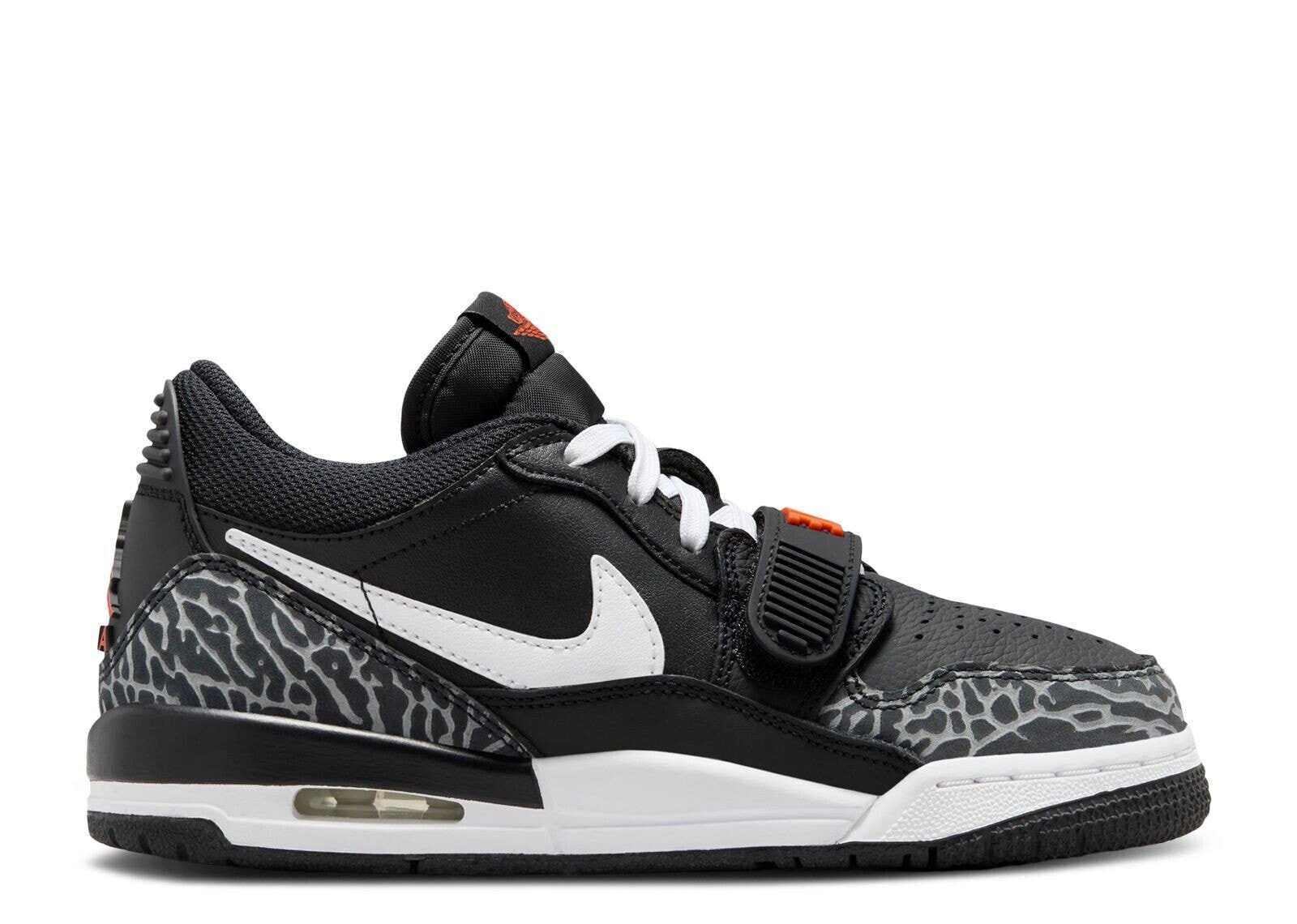 Jordan Legacy 312 Low GS 'Black White Safety Orange'