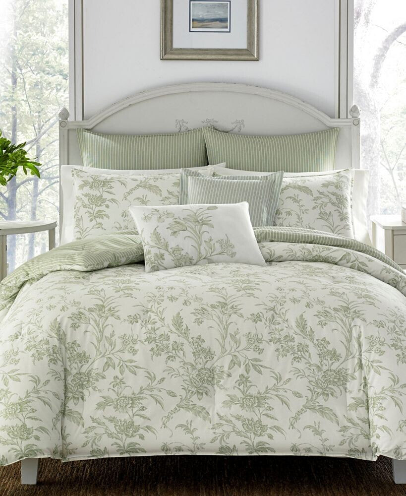 Laura Ashley natalie 7-Pc. Duvet Cover Set, Full/Queen