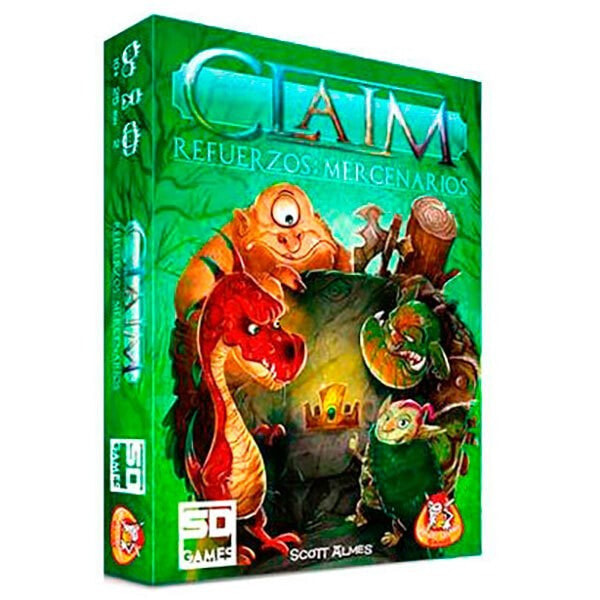 SD GAMES Claim Refuerzos Mercenarios Spanish Board Game
