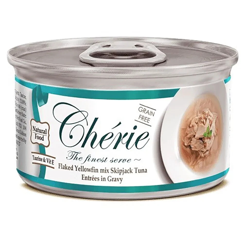 CHERIE Tuna ingravy wet cat food 80g