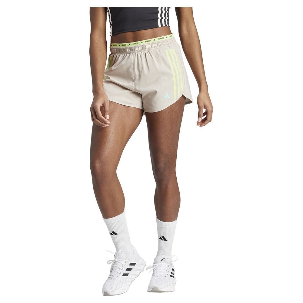 ADIDAS Own The Run 3 Stripes 4´´ shorts