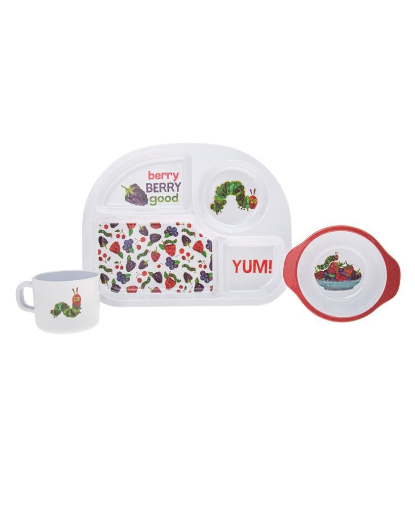 Godinger world of Eric Carle The Very Hungry Caterpillar, The Berry Berry 3 Piece Kids Set