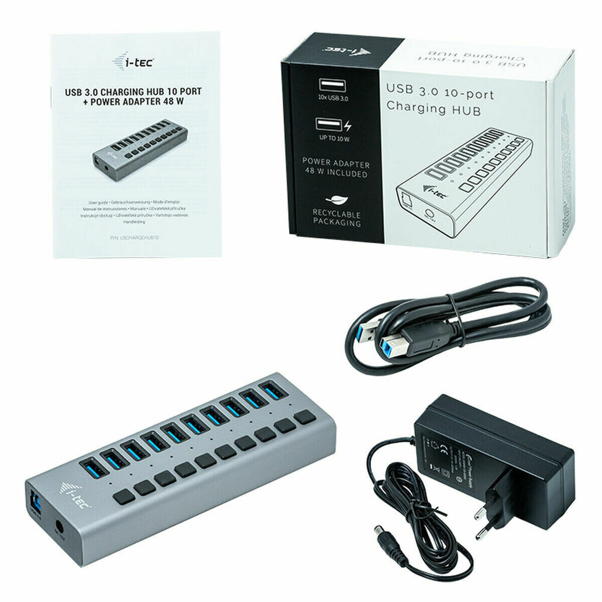 USB-разветвитель i-Tec U3CHARGEHUB10