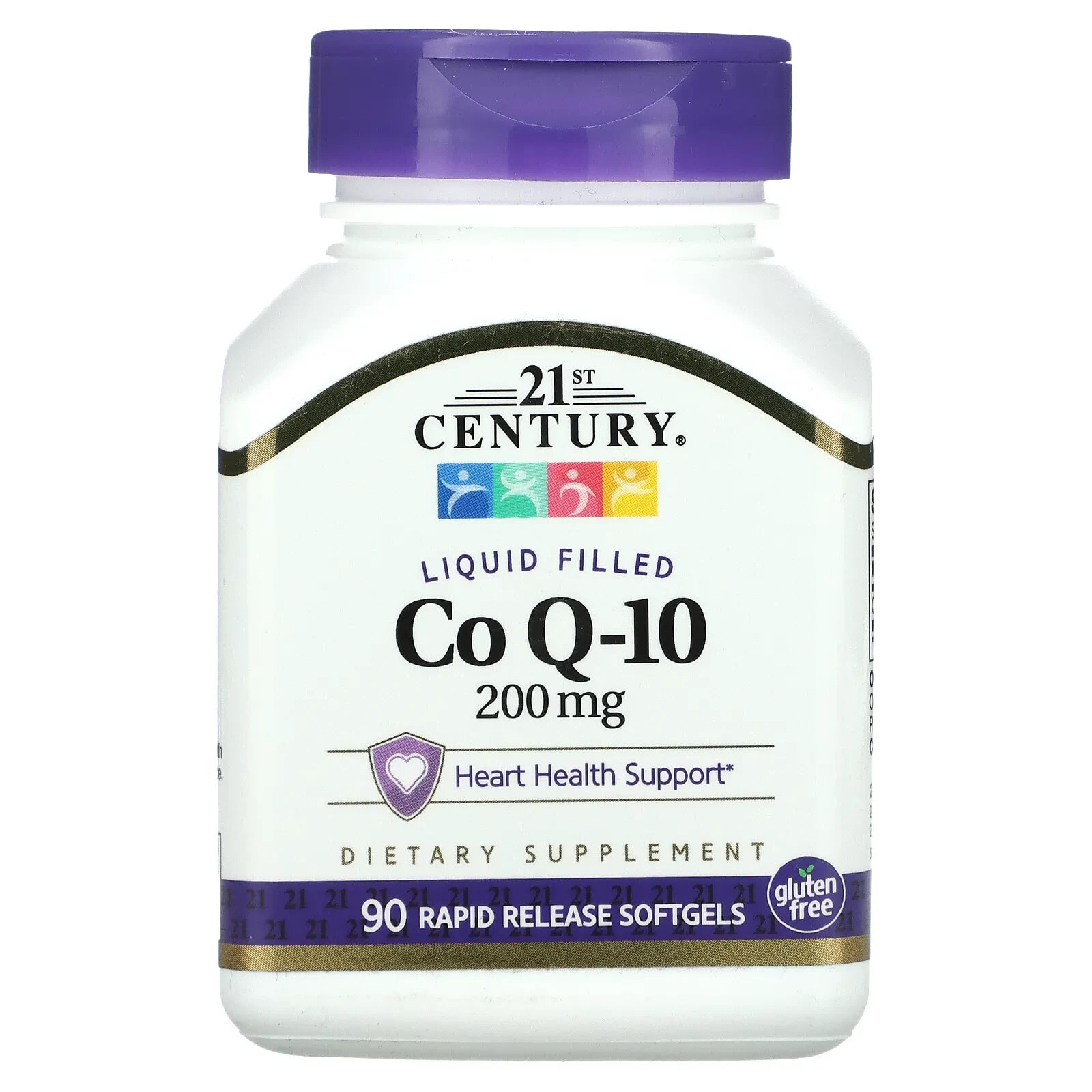 Liquid Filled CoQ-10, 100 mg, 90 Rapid Release Softgels