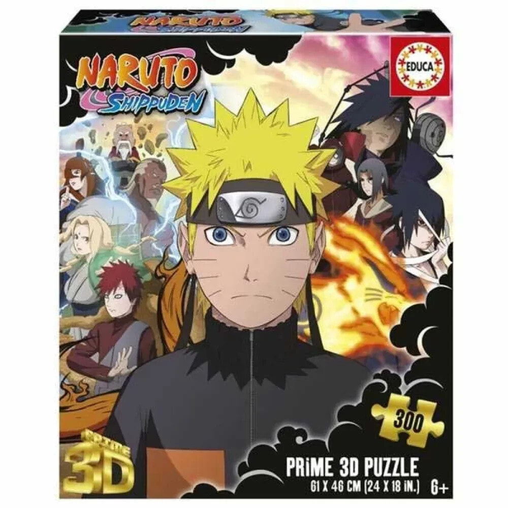 EDUCA 300 Pieces Naruto Shippuden 3D Lenticular puzzle