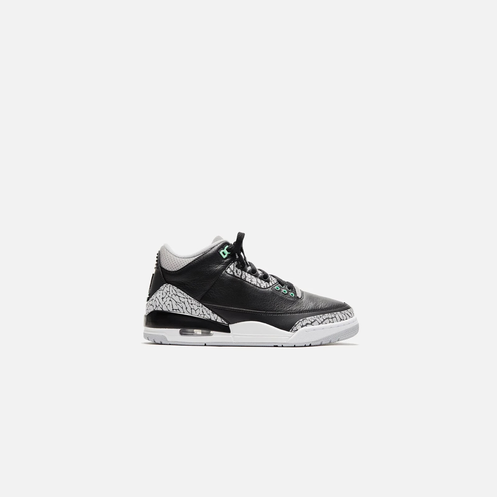 Jordan TD Air Jordan 3 Retro - Black / Green Glow / Wolf Grey / White