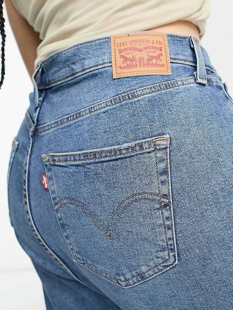 80's Mom Jeans (plus) - Blue