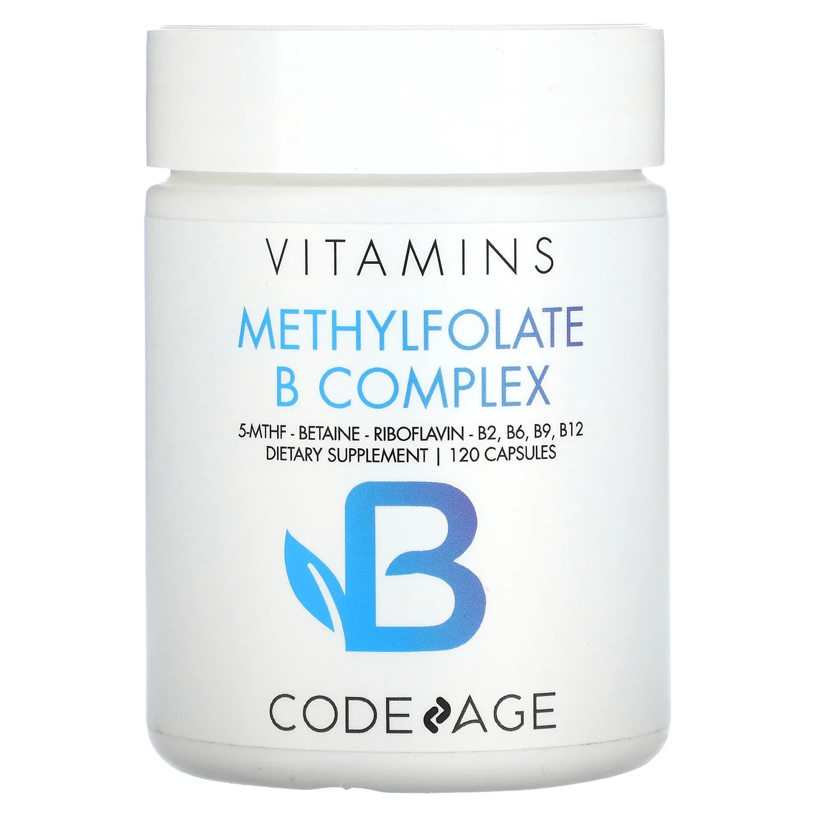 Vitamins, Methylfolate B Complex, 120 Capsules