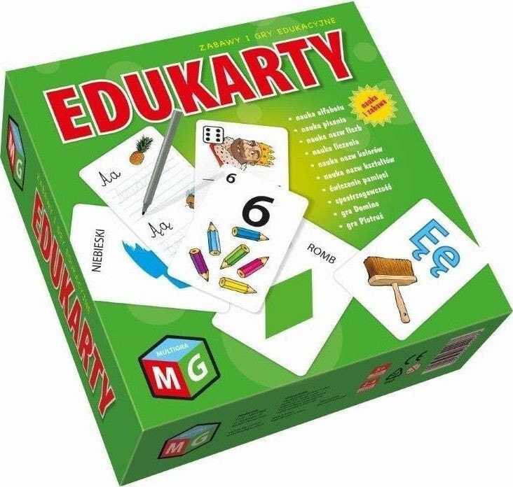 Развивающая настольная игра для детей Multigra Edukarty