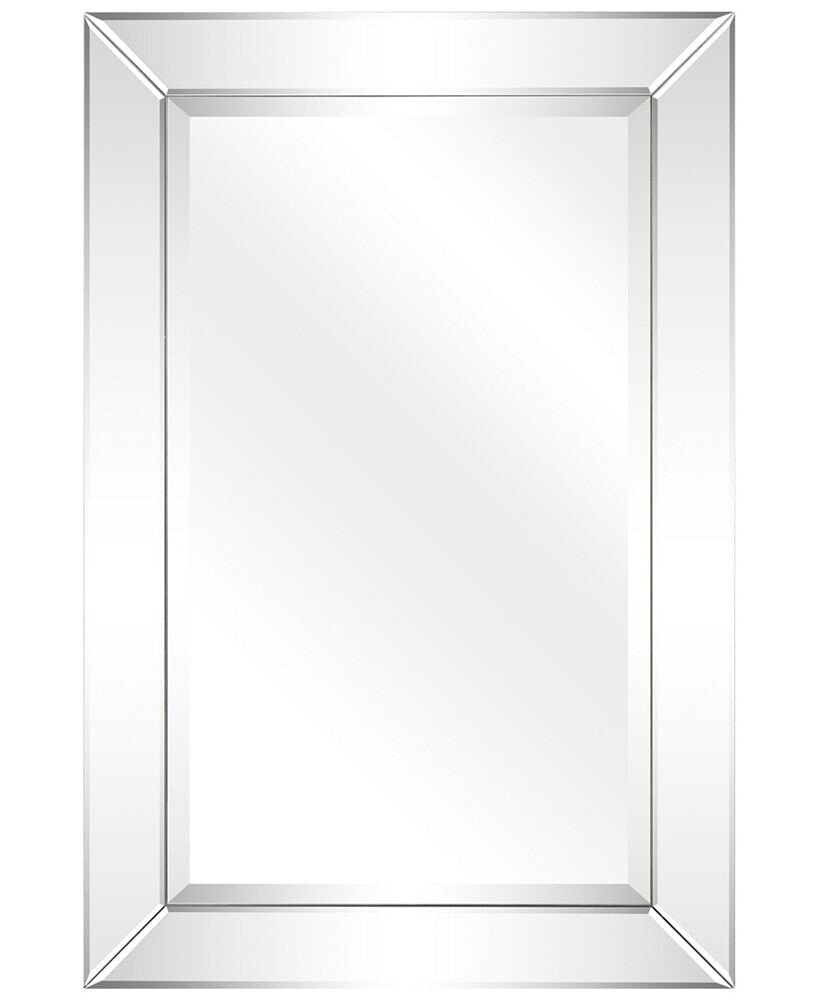 Empire Art Direct solid Wood Frame Covered with Beveled Clear Mirror Panels - 24