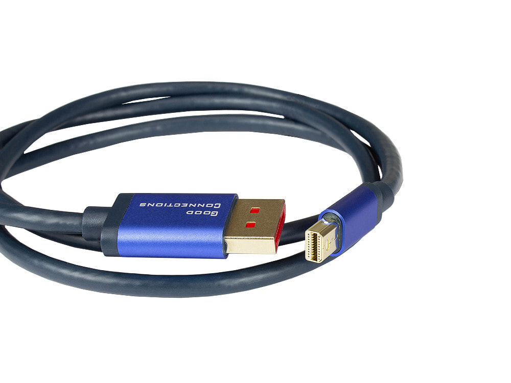 Alcasa 4824-SF010B DisplayPort кабель 1 m Mini DisplayPort Синий